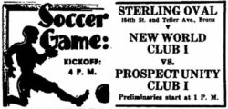 Fußballplaket aus der Zeitschrift Aufbau